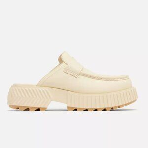 NEW Sorel Ona Ave Loafers - Waterproof, Leather in Honey White For Women 125 4S2